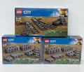 Produktbild: LEGO City 60238 City Weichen + 2x LEGO 60205 Schienen Kurven als Konvolut - NEU
