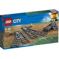 Produktbild: LEGO® City Set 60238 Weichen 1x Weiche links 1xWeiche rechts 4x gebogene Schiene