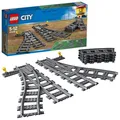 Produktbild: LEGO® City 60238 Schienen Weichen, 8 Teile Gleismaterial
