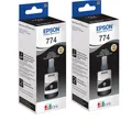 Produktbild: Flaschen Von Tinte Größenauswahl Epson Ecotank Serie 774 2 X Schwarz 140ml Cad