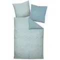 Produktbild: Janine Design Bettwäsche J.D. 155 x 220 cm Satin Steinblau