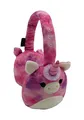 Produktbild: Squishmallows Lola The Unicorn Plüsch-Bluetooth-Kopfhörer mit integriertem Mikrofon zum Tätigen und Empfangen von Anrufen, 10 Meter Bluetooth-Reichweite, Lautstärkeregler, weiche Plüsch-Ohrpolster und