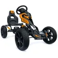 Produktbild: Großer Gokart mit Pedalen Schaumreifen - orange - Orange