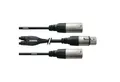 Produktbild: Cordial Adapter, Y-Adapterkabel CFY 0.3 FMM 0,3 m - Steckadapter