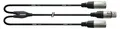 Produktbild: Cordial CFY 0,3 FMM XLR Adapterkabel 0,3 m XLR-Kabel 3-polig Y-Adapter Mikrofon