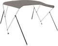 Produktbild: vidaXL 3-Bow Bimini-Top Grau 183x140x137 cm
