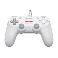 Produktbild: GameSir Tegenaria Lite Wired Controller für PC, Wired 1000Hz Polling Rate, Hall-Effekt Joysticks und 2 Remappable Buttons, Dual Vibration, Turbo, PC Controller für Steam/Android/iOS/Switch（Weiß）