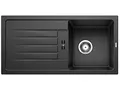 Produktbild: BLANCO FAVUM 45 S | Küchenspüle 86x43,5 | Granitspüle aus SILGRANIT anthrazit | Einbauart: Einbau von Oben | reversibel | für 45 cm breite Unterschränke | Großes Becken | [86x43,5x19,2 cm]
