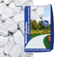 Produktbild: Marmorkies Carrara weiss 60-100mm 25kg Sack Garten Beet Dekorativ Hof Einfahrt