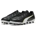 Produktbild: PUMA KING 20 MATCH FGAG Fußballschuh für Rasenplätze und Kunstrasen, leichte Laufsohle aus Synthetik schwarz 45 EU