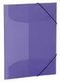 Produktbild: 3x Herma 19581 Gummizugmappe A4 PP transluzent violett