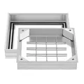 Produktbild: Schachtabdeckung mit Rahmen 30 x 30 cm, Unsichtbarer Schachtdeckel Auspflaste...