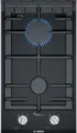 Produktbild: Bosch Domino-Kochfeld Gas 30 cm Glaskeramik Schwarz PRB3A6B70D