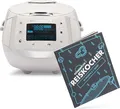 Produktbild: Reishunger Digitaler Reiskocher, Grau (860W/1,5l) für bis zu 8 Personen, Multikocher mit 12 Programmen, Timer- und Warmhaltefunktion inkl. Reishunger Reiskocher Kochbuch