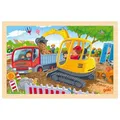 Produktbild: GOKI 57338 Einlegepuzzle Bagger