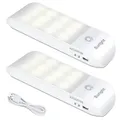 Produktbild: Nachtlicht Kinder LED Bewegungsmelder USB aufladbar 3 Modi 4000K 2 Stück