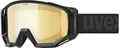 Produktbild: uvex athletic CV - Bike Goggle für Damen und Herren - Filterkategorie 1 - konstraststeigernd - black matt/mirror gold - one size