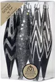 Produktbild: INGE-GLAS® Christbaumschmuck Christbaumschmuck Eiszapfen Kunststoff 15 cm 6 Stück schwarz/anthrazit