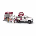 Produktbild: Schleich Horse Club Mobile Tierärztin mit Anhänger 42704 Spielset Figuren