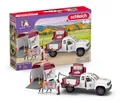Produktbild: SCHLEICH 42704 HORSE CLUB MOBILE TIERÄRZTIN MIT ANHÄNGER NEU