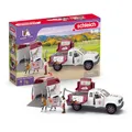 Produktbild: Schleich 42704 - Horse Club, Mobile Tierärztin mit Anhänger, 90 Teile, Spielset