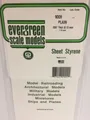 Produktbild: Evergreen EV9009 Weißes Polystyrol 15X30Cm Dicke 0,12Mm (3Stück) Modellbau