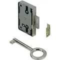 Produktbild: Hettich Nutbart-Aufschraubschloss 60 mm x 43 mm x 8,7 mm Stahl vernickelt