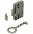 Produktbild: Hettich Möbelbeschlag Hettich Aufschraubschloss vernickelt 60 x 43 x 8,7