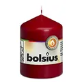 Produktbild: bolsius Stumpenkerze weinrot 8/6