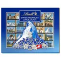 Produktbild: Lindt Schokolade Swiss Geschenkbox Napolitains | 142 g Napolitains | ca. 25 x Mini Schokoladentäfelchen aus feinster Vollmilchschokolade | Schokoladentafel | Schokoladengeschenk