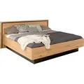 Produktbild: Bettgestell - Artisan Eiche Nachbildung - Schwarz - 180 x 200 cm - mit Kopfteil - Braun/Schwarz