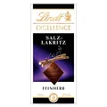 Produktbild: Lindt Excellence Salz Lakritz Dunkel Schokolade Tafel Feinherb Lakritz 0,1kg