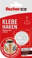 Produktbild: Fischer Klebehaken, Halterung. Unterstützung von Positionierung: Indoor, Produkttyp: Universalhaken, Produktfarbe: Weiß. Gewicht: 4 g. Menge pro Packung: 1 Stück(e) (545950)