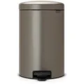 Produktbild: Brabantia Mülleimer 114045, newIcon, platin, aus Metall, 20 Liter