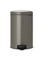 Produktbild: Brabantia 114045 Treteimer mit Inneneimer aus Kunststoff, stahl, Platinum, 20 Liter