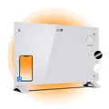 Produktbild: Johannson Elektroheizung mit Thermostat Aurora | Smart Home Heizung | Heizung elektrisch energiesparend | Elektroheizkörper | Konvektor Heizung 2000W | leiser als Heizlüfter