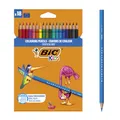 Produktbild: BIC Kids Buntstifte Set Tropicolors, zum Malen in 18 Farben, Malstifte im Karton Etui, ab 5 Jahre, Bruchsichere Mine & ohne Holz