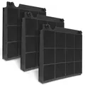 Produktbild: Aktivkohlefilter Set 3x passend wie Elica Model15 E3CFE15 für Dunstabzugshaube