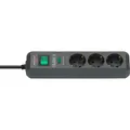 Produktbild: Brennenstuhl 1158810315 - Eco-Line - 3-fach Steckdosenleiste - 1,5m - anthrazit