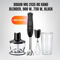 Produktbild: Braun MQ 3135 BK Stabmixer Leistungsstarker Handmixer für Suppen, Smoothies Püre