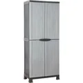 Produktbild: vidaXL Kunststoffschrank 68x39x171,5 cm Modell 2