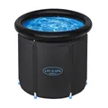 Produktbild: Bestway Lay-Z-Spa Eisbad Glacial Zen mit Filterpumpe Ø 86 x 75 cm rund - Kältebad für Regeneration, 230 L, TriTech Wände, Polar-Shield, Abdeckplane & Kartusche, Eisbad fürs Home Gym und Garten