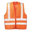 Produktbild: WICATEX Warnweste, BW-MG, EN 20471, orange, Gr. L