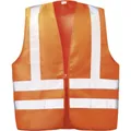 Produktbild: WicaTex Warnweste Wilfried, Gr. L, Textil, orange, 2230288000
