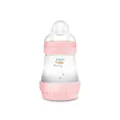 Produktbild: MAM Easy Start Anti-Colic Babyflasche (160 ml), besonders gut akzeptierte Milchflasche, Baby Trinkflasche mit Bodenventil gegen Koliken & Sauger Größe 1, 0+ Monate, Delfin