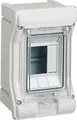 Produktbild: Hager Kleinverteiler VE103SN | Aufputz | 1-reihig | 3 Module | IP65 | UV-stabil | Polycarbonat | grau