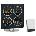 Produktbild: Funk-Wetterstation Techno Line AMBER Schwarz Anzahl max Gut Technoline WS 6830