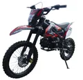 Produktbild: 140cc Dirtbike Cross Bike Pitbike KXD 612 E-Start 17/14 Zoll Lichtmaske Rot