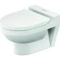 Produktbild: Duravit No.1 Wand-WC Compact, rimless, 325x480mm, Abgang waagerecht, für Kinder, 2574092000, Farbe: Weiß mit HygieneGlaze