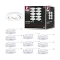 Produktbild: Paulmann 99996 LED Einbauleuchte 10er-Pack schwenkbar 82mm 70° 10x4,8W 10x450lm 230V 3000K Weiß